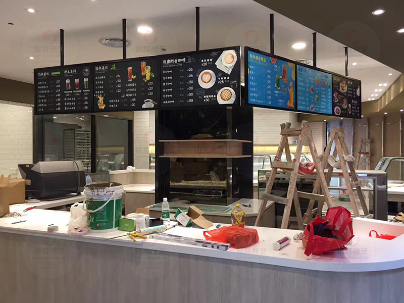 奶茶店燈箱制作